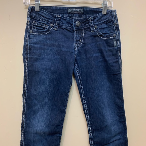 EUC Silver Frances 18” Bootcut Jeans Size 25/33 - Picture 4 of 10